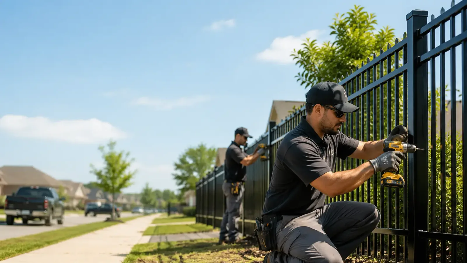 Metal Fence Installation in Boston, NY